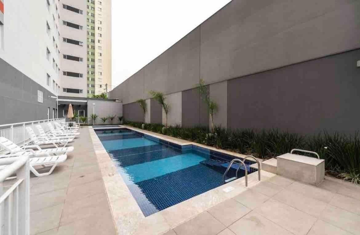 Mv63 - Studio Lindo Com Piscina Prox Ao Metro Bras São Paulo Exteriér fotografie