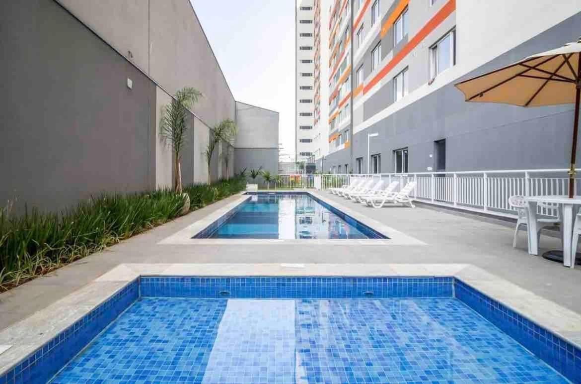 Mv63 - Studio Lindo Com Piscina Prox Ao Metro Bras São Paulo Exteriér fotografie